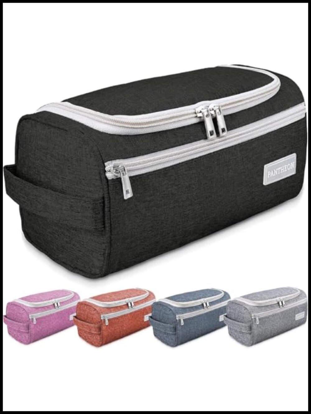 Hanging Travel Toiletry Bag Polyester Dopp Kit Waterproof Organizer